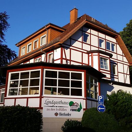 Landgasthaus Zu den Erdfällen Bad Pyrmont Exterior foto