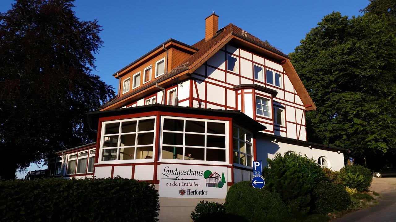 Landgasthaus Zu den Erdfällen Bad Pyrmont Exterior foto